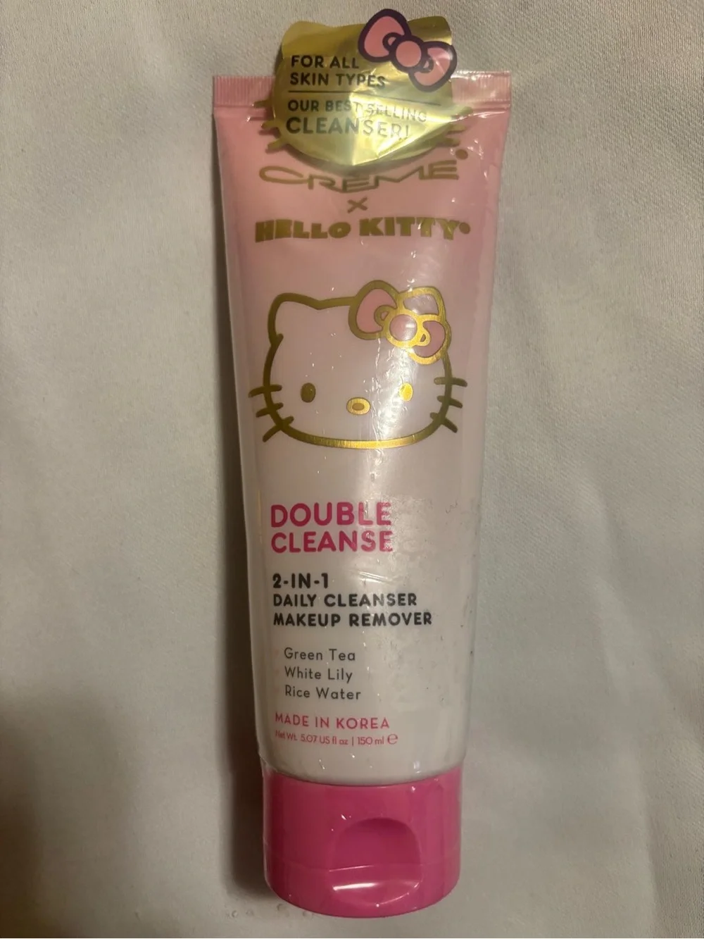 Hello Kitty Pink Daily Double Cleanse & Hydration Duo